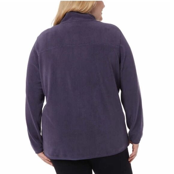 2X NWT 32 Degrees Ladies' Snap Arctic Fleece Pullover, still in pkg - Picture 3 of 3